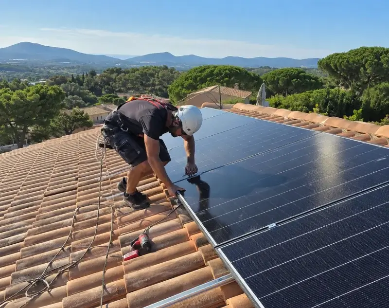 Installateur panneaux solaires Lieuran-Cabrières — pose photovoltaïque sur toiture